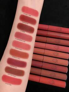 3CE Liquid Lipstick Hari Natal Long-Wearing Waterproof Smudge Proof Sweatproof Smudge-Proof Highly Pigmented Matte - BELUDRU #SEPERTI LEMBUT - View 3