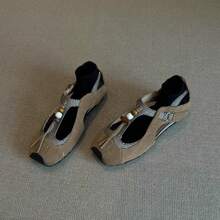 Women Canvas Shoes - Khaki - View 2