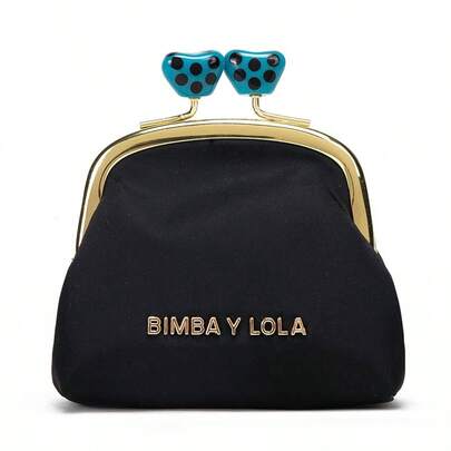 Bimba y 25 - Nuevo clutch, funda para móvil Lola, neceser, bolso de mano, neceser, monedero, hebilla de lunares, concha, neceser, cartera, regalo para mujer