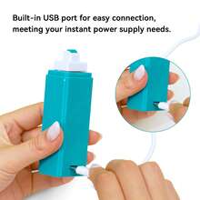 WEKAX迷你蜡加热器 - 精准加热蜡，适用于唇部及小面积脱毛，家用盒式蜡系统 - 彩色 - 查看 3