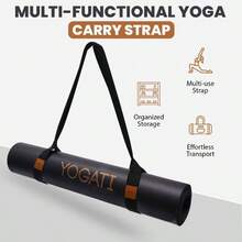 - Correa para esterilla de yoga, Negro -, Large - inicial - Ver 7