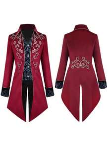 Men's Costumes - 銀邊燕尾服黑色 - 查看 4