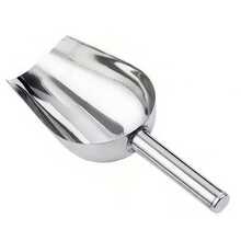 1个银色不锈钢冰勺，多功能小食物勺，适用于酒吧、派对、婚礼、宠物食品等场合 - 彩色 - 查看 4