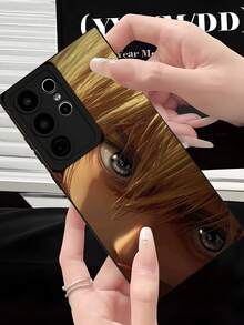 Funda para teléfono con diseño de ojos anime, color dorado, protección anti-golpes, ideal para fans de animé, material resistente Cubierta de teléfono de colores mixtos con estampado completo para 17 PRO MAX/17 AIR/15 ProMax/16 PROMAX/Galaxy S22/S23/S24/S23 Plus/S24 Ultra/S25/A15/A33/A23, cubierta de Halloween, estética de cubiertas, cubierta 2D plana, cubierta vintage, cubierta de collage, cubierta de moda, cubierta con flores, cubierta cool, cubierta adorable, diseño de impresión UV, seguidores de , amantes de la moda - Color mixto 1 - Ver 7