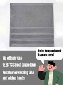 1件/3件套现代简约纯色条纹棉质浴巾 | 超柔软、高吸水性、速干桑拿浴巾、不掉毛、轻便，可选尺寸：34x75厘米浴巾/70x140厘米浴巾/34x34厘米面巾，耐用浴室必备品，情侣礼物 - 多色 - 查看 10