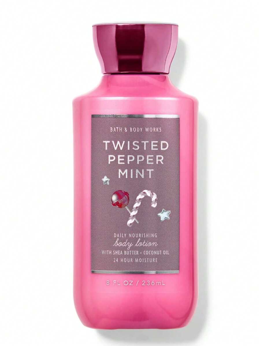 Bath & Body Works Bath And Body Works BBW Body Lotion Body Care Cream - Twisted Peppermint - View 1