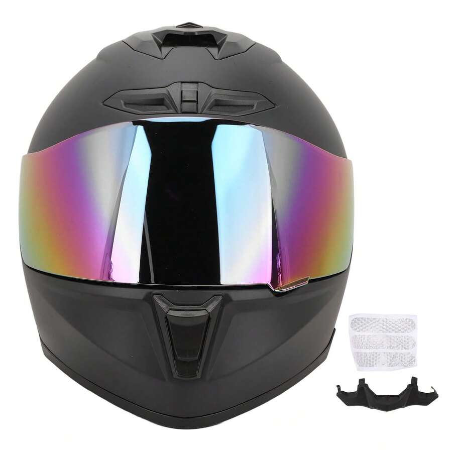 Motorcycle Helmets - Matte Black - View 1