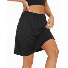 MANCYFIT - Medias sandalias para mujer, debajo de la falda, vestido midi, Negro - - inicial - Ver 6