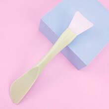 1/2/4 Pc Pastel Color Silicone Face Mask Spatula Brushes | Minimalist Style Soft Silicone Fan-Shaped Applicator | Non-Stick, Easy-Clean Skin Care Tool For Mud/Clay Masks | Perfect For Home Spa, Self-Care Routines & Travel - Multicolor - View 10