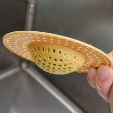 14pcs Sink Drain Filter, Bathroom Hair Catcher, Essential Kitchen & Bathroom Accessories, Portable Drain Stopper, Durable Plastic Food Waste Plug, High Quality Round Drain Cover For Bathroom & Kitchen Sink - Durable Plastic, Easy Installation, Random Color, 2/7/14pcs - Multicolor - View 6