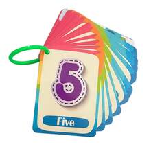 30 PCS Double Sided Number Cognition Flashcards Kids Number Recognition & Counting Practice Cards Preschool Early Math Educational Learning Tools - Multicolor - View 8