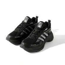 Adidas 新款男女同款運動鞋情侶鞋老爹鞋 - 黑色 - 查看 7