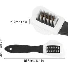 EstiloZJchao Cepillo De Zapatos, Cepillo De Limpieza De Gamuza 4 Lados, Cepillo Limpiador De Pulido De Botas De Zapatos De Cuero De Terciopelo NubuckVersióN Mejorada - 1 - Ver 7