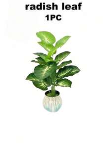 Artificial Green Palm Tree Decoration, Modern Wedding Garden Ornament; Maintenance-Free Evergreen Money Tree, Artificial Plants Suitable For All Seasons; Realistic Leaves, Interior Designers And Event Planners.