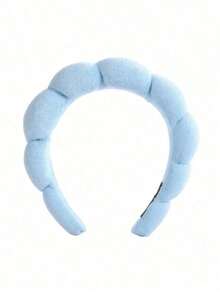 3pcs Solid Bath Headband & Bath Wrist Band Set Sponge Headband Wrist Band Yoga Running Skin Care Moisture Wicking Hair Band Facial Mask Cleaning And Exercise Neutral Fitness And Beauty Accessories Fashion Gym Self Care Bathroom Necessities Hair Accessories - Multicolor - View 15