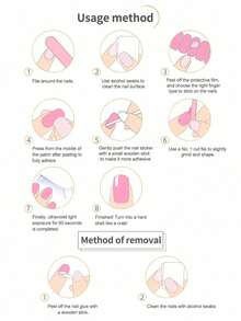 圣诞半固化凝胶美甲贴，20片装甜甜圈粉色釉面凝胶美甲贴纸，家用DIY美甲，新款纯色半固化凝胶美甲贴纸，十字边框UV半烘烤美甲贴纸，简易光固化美甲贴纸