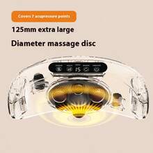 1pc Rechargeable 1200mAh*2 Abdominal Massager Stomach Machine Lazy Exercise Machine Home Multifunctional Waist And Back Hot Compress ﻿ - Multicolor - View 4