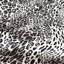1pc Leopard Print Faux Silk Fabric, Clothing Lining, Scarf, Bag DIY Pre-Cut Material - Multicolor - View 18