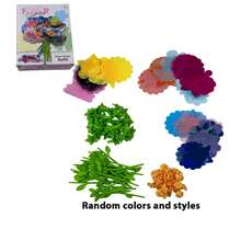 Kit de creație florală pentru fete - Jucării pentru buchete de flori artificiale, pentru vârste de 3+ ani, creează-și propriile grădini, cadouri de sărbători pentru fete | Cel mai bun cadou pentru sărbători/zi de naștere/Ziua Copilului/Paște/Ziua Recunoștinței/Înapoi la școală/Crăciun/Halloween/Anul Nou - Multicolor - Vizualizare 15