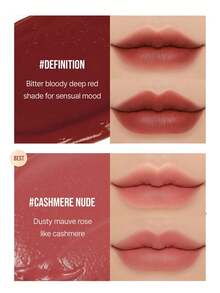 3CE 4克丝绒唇彩 #羊绒裸色，丝绒哑光妆效，丝滑质地，轻盈舒适，高显色度，持久保湿，韩国化妆品，韩妆，礼盒套装 - VELVET #CASHMERE NUDE - 查看 7