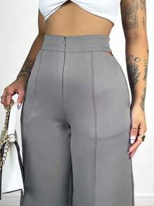 Women Pants - Xám - Xem 2