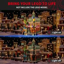 2.0 Kit de luces para - Boutique Hotel u2013 Innovadora iluminacin compatible con Icons 10297 u2013 Juego de modelos no incluido - verde - Ver 2