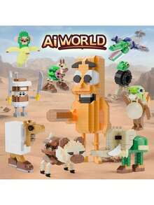 New Italian Brainrot Animals Tralalero Tralala Building Blocks Tralalelo Tralala SharkBricks Tralala Figures Bricks Toy Decorations Gift - Multicolor - View 3