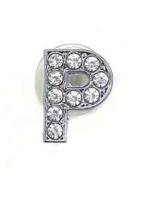 26 Letters Diy Bag Decor, Crystal Diamond Alloy Letters,Slipper Decorative Buckle,Suitable For Bogg Bags, Hollow Out Clogs, Tote Bags, Decorative Accessories, Customizable For Your Beach Tote Bags And Hollow Out Clogs, These Charming Decors Infuse Personalized Style And Vibrant Colors To Your Bogg Bags And Hollow Out Clogs, A Great Gift For Family, Friends, Or Loved Ones, Or Even A Christmas Gift.