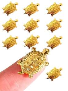 10只/包 风水招财龟，浅草寺幸运龟，守护财富，带来好运 - 彩色 - 查看 6