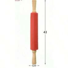 This Vibrant Rolling Pin Is A Must-Have Multi-Functional Tool For The Kitchen, Perfect For Home Kitchens, Baking Studios, And Cooking Classes. The Wooden Rolling Pin Features A Rotating Handle, Allowing 360-Degree Non-Stick Use For Making Dough, Pastries, Dumpling Wrappers, And Other Baked Goods. - Multicolored - View 10
