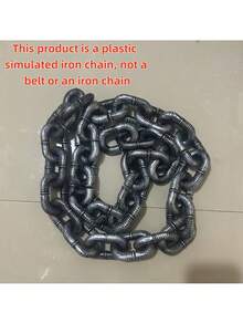 59英寸趣味狗狗牵引绳 - 恶作剧轻便塑料宠物牵引绳，设计成“狡猾的玩笑”，适合化装舞会、拍照道具和户外散步，经久耐用，便于携带，狗狗牵引绳配件，化装舞会配件，恶作剧设计，结构坚固 - 彩色 - 查看 7