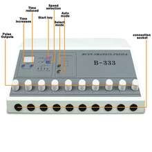 Estimulador de microcorriente de máquina EMS de escritorio b333, salida de 10 canales, 4 modos, 3 velocidades, 110v estándar de belleza gris - Tipo de Enchufe B USA (110-127V) - Ver 4