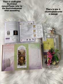 DIY Book Nook Kits, 3D Wooden Bookshelf Insert Decorative Bookend Model Kits ,DIY Christmas Book Nook Kit Miniature Doll House With Teens Decorative Item Bookshelf Wooden Home Decoration GiftS-Exclude Batteries With Tools