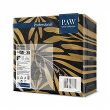 PAW - 50 Pieces Airlaid Paper Linen-Feel Napkins 16inch X 16inch, Disposable Cloth-Like Napkins With Golden Leaves Design, Dinner Napkins For Kitchen, Party, Wedding, Barbecue, Picnic,DinnerNapkins,GoldenLeaves - 金葉 - 查看 3