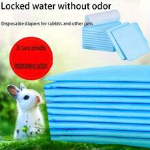 50/100-Piece Super Absorbent Leak-Proof Disposable Pet Pee Pads, Dog Disposable Pee Pads, Thickened High Absorbency Dog ​​Potty Training Diaper Pads, Instantly Absorbs Water, Dry, Soft And Comfortable, Leak-Proof Blue And White Checkered Design, Odor-Absorbing Dog Toilet Pads, Pet Cleaning Products, - 45*33cm - View 4