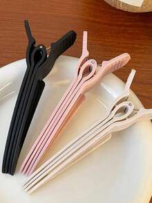 4/2/1个高冠蓬松发夹，女士无缝发夹，自然刘海造型夹，居家造型必备，简单易用，不伤发