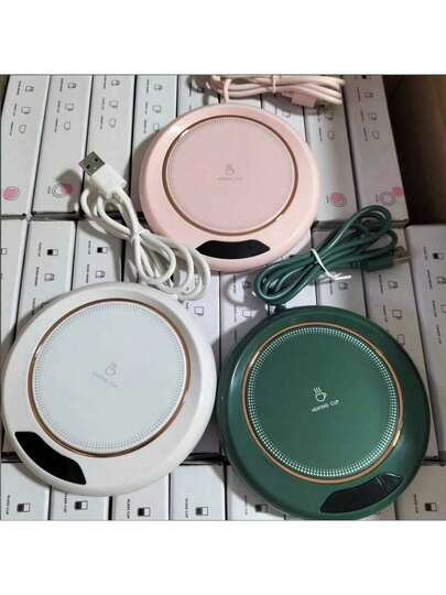 Chauffe-tasse électrique intelligent USB - Convient pour le café, le thé et autres boissons, 3 réglages de température, alimenté par USB, arrêt automatique au bout de 8 heures, s'adapte aux tasses de voyage, essentiel pour la maison et le bureau