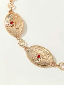 1 Peça Corrente de Cintura com Padrão Animal Minimalista, Cinto Versátil Feminino, Acessório de Natal para Cintura. Adequado para Primavera, Verão, Outono e Inverno, pode ser usado com Festa de Casamento para um visual Elegante e Gracioso