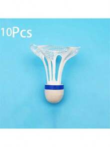 5/10个装防风羽毛球，尼龙材质，防风耐用，适合户外羽毛球练习和运动