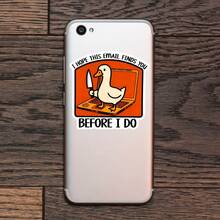 1PC/3PCS I Hope This Email Finds You Before I Do Sticker, Funny Goose With Knife Laptop Decal, Dark Humor Work Vinyl, Sarcastic Office Gift, Waterproof Peel & Stick Water Bottle Sticker, Durable Cute Tumbler Accent, Trending Corporate Meme Notebook Decal, Perfect Gift For Coworkers, Snarky Goose Car Decal, Mental Health Humor Water Bottle Vinyl