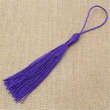 50个/包 13厘米软流苏 涤纶丝小流苏吊坠 靠垫书签 挂饰 流苏配件 庆祝婚礼装饰 - 50個流蘇 - 查看 13