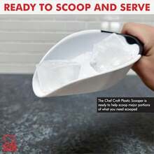 Chef Craft Plastic Scoop, White(default) - Multicolor - Ver 5