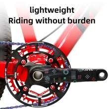 VXM公路自行车曲柄组链轮保护贴防刮贴纸，防水保护膜，适用于山地自行车车身喷漆 - 黑色 - 查看 4