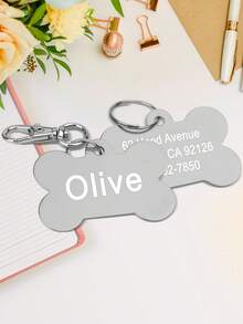 Placas de identificación personalizadas grabadas para mascotas, etiquetas de mascotas personalizadas, colgantes con nombre de collar de mascota personalizado, etiquetas de nombre lindas para gatos y perros, colgantes de etiqueta de perro personalizado, colgantes de identificación de mascota personalizada para gato y perro, colgantes de etiqueta de collar de mascota personalizado, ornamental, grabado, de acero inoxidable, elegante, de moda, colorido, vintage, lindo, contratado, lindo, único, personalizado, para aniversarios, para cumpleaños, vibraciones de vacaciones, decoración de otoño, diseño de mascotas juguetones, joyería de mascotas estética - Multicolor - Ver 30