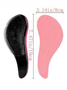 5/3 Peças Conjunto de Escovas de Cabelo Inclui um Pente de Sobremesa de Princesa, um Pente de Concubina, uma Escova de Cauda Afunilada e um Frasco Borrifador - Escovas de Cabelo para Limpeza, Penteado e Massagem com Cerdas de Silicone Macias, Adequadas para Uso Doméstico, Todos os Tipos de Cabelo e Viagens.