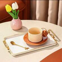 1 Rectangular Tray For Home Use, Suitable For Gatherings - Multicolor - View 8