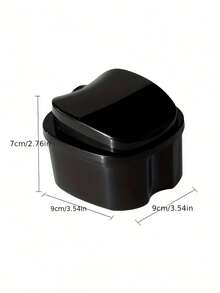 苹果形塑料假牙收纳盒，带滤篮和盖子，方便清洁和存放假牙。便携式假牙容器，防漏设计，适合男女旅行、浴室、宿舍及日常使用。牙科器械旅行必备浴室配件。 - 彩色 - 查看 4