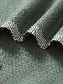 بطانية مطرزة يدويًا بتصميم غزل الغزلان القابلة للتخصيص بالاسم، بطانية ناعمة ودافئة للرضع، مناسبة لجميع المواسم