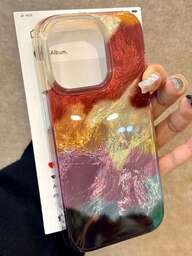 Fundas de teléfono suaves, a prueba de golpes y resistentes a los arañazos con diseño de teñido anudado con ondas y plumas, compatibles con 16/16 Pro, 15, 15 Pro Max, Apple P13, P14, P11, XS, XR, 7/8P, 7/8G ES2, A14, A15 S23U, A50 A12 A32 A52 A72 A51 A21S A13 A14 S22 Ultra S23 A33 A53 S20 FE