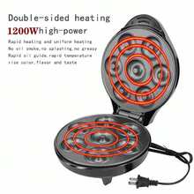 Donut Maker Machine Makes 7 Doughnuts High Power Mini Donut Machine for Breakfast Snacks Desserts Black - Negro - Ver 3